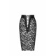 Юбка Noir Handmade F302 Ambivalence lace up midi skirt - L