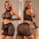 Бодистокинг JSY «Чуткая Лара» One Size, топ, юбка, митенки