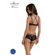 Комплект Passion DROSERA BIKINI black, S/M, бюстгальтер и трусики-кюлоты