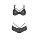Комплект Passion DROSERA BIKINI black, S/M, бюстгальтер и трусики-кюлоты