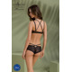 Комплект Passion DROSERA BIKINI black, S/M, бюстгальтер и трусики-кюлоты