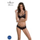 Комплект Passion DROSERA BIKINI black, XXL/XXXL, бюстгальтер и трусики-кюлоты