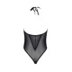 Боди Passion DROSERA BODY black, L/XL, высокие вырезы, верх на завязках