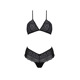 Комплект Passion KERRIA BIKINI black, XXL/XXXL, бралетт и трусики-бикини