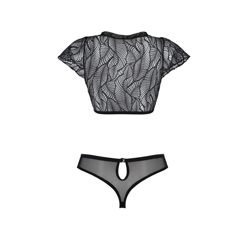 Комплект Passion LEAFA BIKINI black XXL/XXXL - ECO Passion