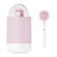 Вибратор-конфетка на палочке KISSTOY Pink Pop, зарядный кейс-ночник, 10 режимов вибрации