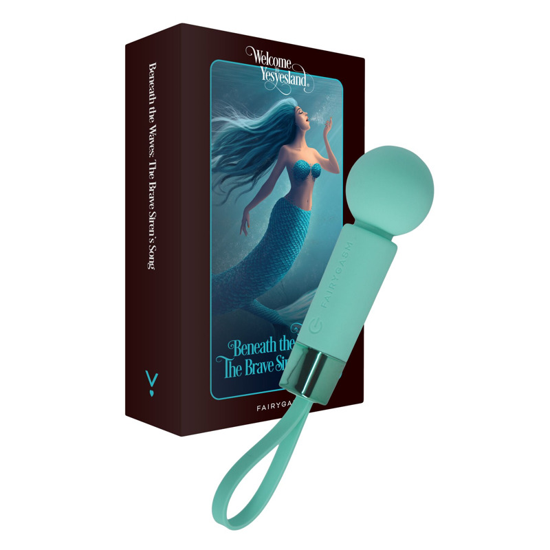 Мини-вибромассажер FairyGasm Pearlstasy green