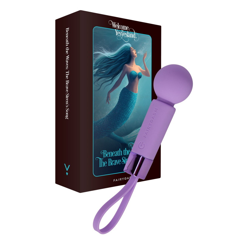Мини-вибромассажер FairyGasm Pearlstasy violet