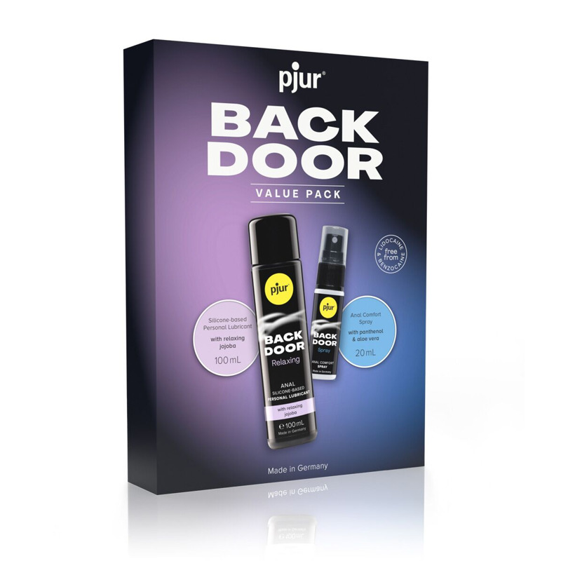 Подарочный набор pjur BACK DOOR Value Pack: силиконовая смазка 100 мл и расслабляющий спрей 20 мл Подарочный набор pjur BACK DOOR Value Pack: силиконовая смазка 100 мл и расслабляющий спрей 20 мл