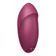 Вибростимулятор-пульсатор Satisfyer Tap & Climax 1 Red, эффект постукивания пальцем, 2 мотора