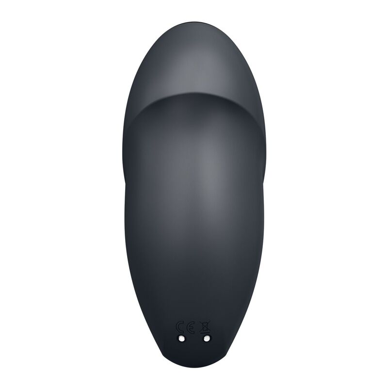 Вибростимулятор-пульсатор Satisfyer Tap & Climax 1 Grey, эффект постукивания пальцем, 2 мотора