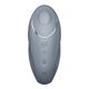 Вибростимулятор-пульсатор Satisfyer Tap & Climax 1 Bluegrey, эффект постукивания пальцем, 2 мотора