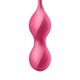 Вагинальные смарт-шарики с вибрацией Satisfyer Love Birds 2 Connect App Red, 86 г, пульт ДУ