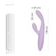 Тонкий кролик-вибратор Svakom Cici 2+ Lilac, управление со смартфона, подогрев до 38 °C