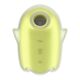 Вакуумный клиторальный стимулятор с вибрацией Satisfyer Glowing Ghost Yellow, светится в темноте