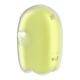 Вакуумный клиторальный стимулятор с вибрацией Satisfyer Glowing Ghost Yellow, светится в темноте