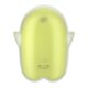 Вакуумный клиторальный стимулятор с вибрацией Satisfyer Glowing Ghost Yellow, светится в темноте