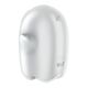 Вакуумный клиторальный стимулятор с вибрацией Satisfyer Glowing Ghost White, светится в темноте