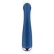 Вибратор с ротацией Satisfyer Spinning G-Spot 1 Blue, плоская площадка для стимуляции точки G
