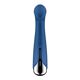 Вибратор с ротацией Satisfyer Spinning G-Spot 1 Blue, плоская площадка для стимуляции точки G
