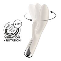 Вибратор-кролик с ротацией Satisfyer Spinning Rabbit 1 Beige, 3 мотора