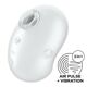 Вакуумный клиторальный стимулятор с вибрацией Satisfyer Cutie Ghost White