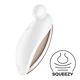 Вибратор для наружной стимуляции Satisfyer Spot On 2 White, очень мощный, гибкий отросток
