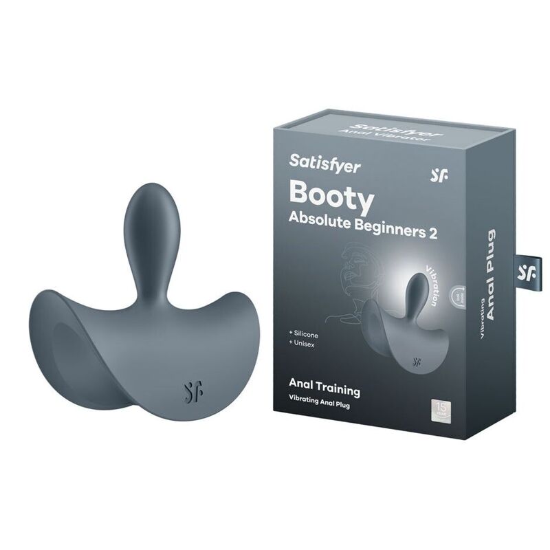 Анальная вибропробка Satisfyer Booty Absolute Beginners 2, для начинающих, вводимая часть 3,5 см
