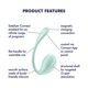 Смарт-виброяйцо Satisfyer Smooth Petal Connect App Mint