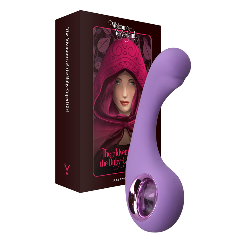 Вибратор для точки G FairyGasm BraveryAward violet