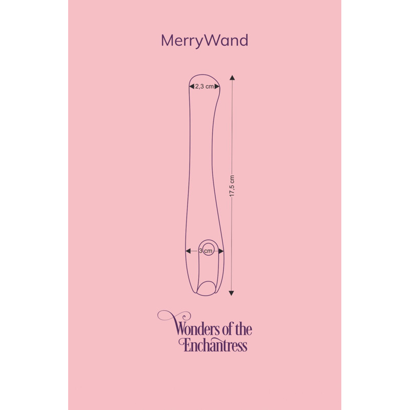 Вибратор для точки G FairyGasm MerryWand violet