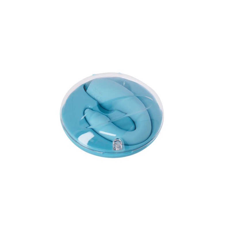 Вибратор для пар FairyGasm PleasureBerry blue, зарядный кейс, пульт ДУ