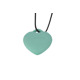 Мини-вибратор «Сердечко» FairyGasm PleasureStone green, 9 режимов, на шнурке