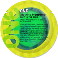 Презерватив ONE Glowing Pleasures 1 шт