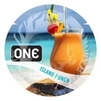 Ароматизований презерватив ONE FlavorWaves Island Punch, 1 шт, запах тропічного коктейлю Ароматизований презерватив ONE FlavorWaves Island Punch, 1 шт, запах тропічного коктейлю