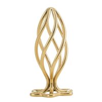Анальная пробка LOCKINK SEVANDA Hollow Spiral Golden Metal Anal Plug - M size Анальная пробка LOCKINK SEVANDA Hollow Spiral Golden Metal Anal Plug - M size