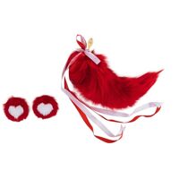 Анальная пробка с хвостом лисицы LOCKINK SEVANDA Red Vixen Set with Pear-shape Plug