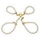 Жемчужный ошейник с поводком и наручниками LOCKINK Pearl Bondage & Restraint Set