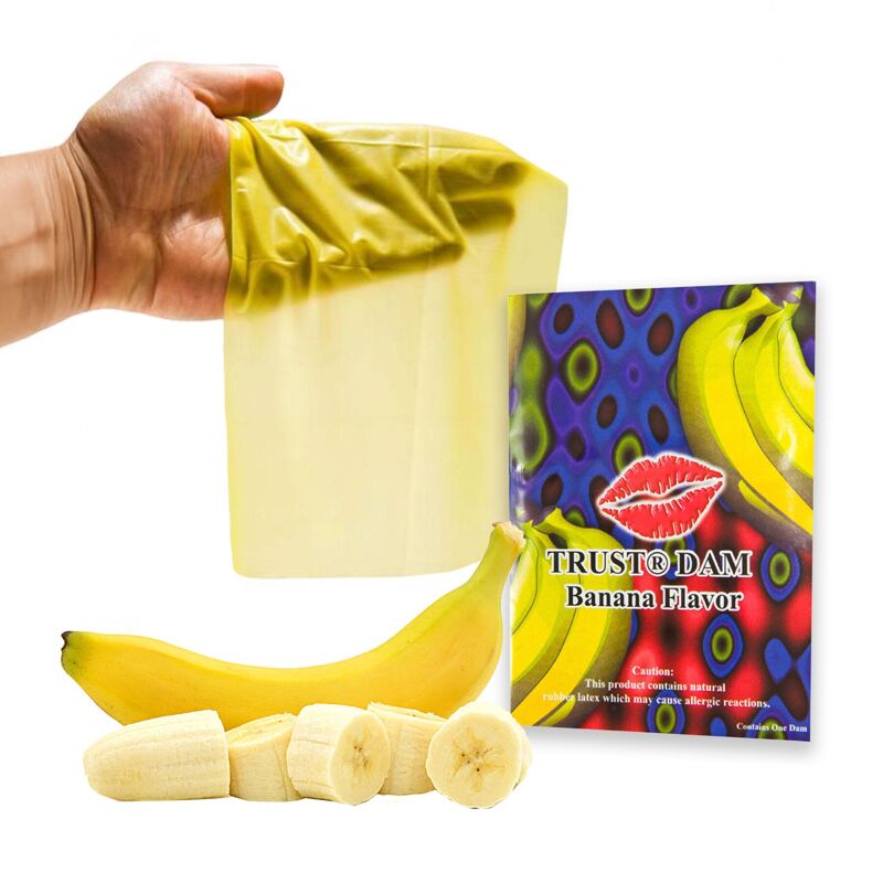 Латексная салфетка Latex Dental Dams Banana 1 шт