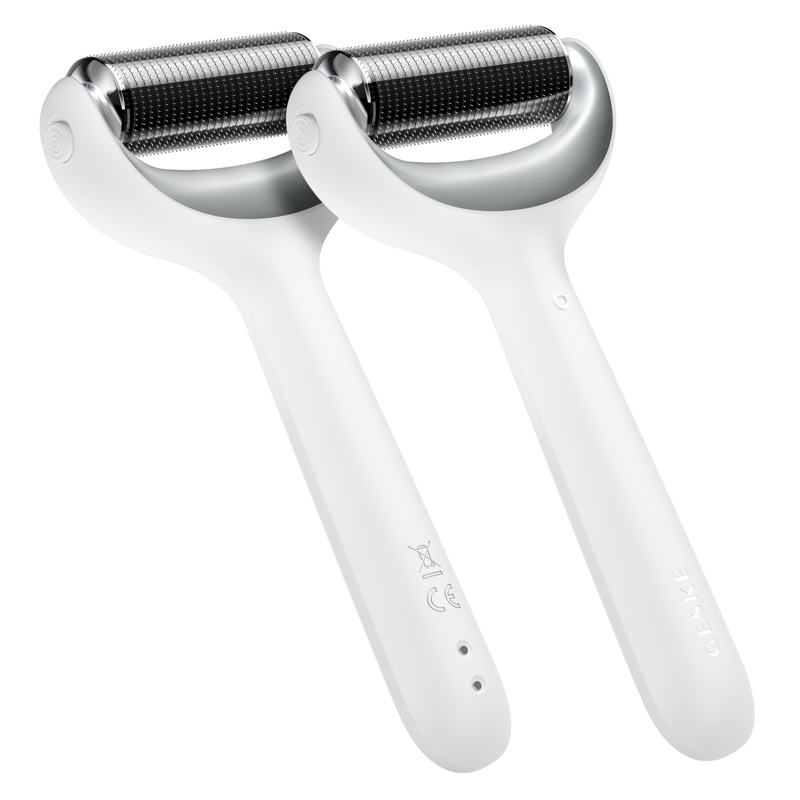 Ролер для голкової мезотерапії обличчя та тіла GESKE MicroNeedle Face&Body Roller 9в1 white