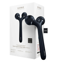 Электронный ультразвуковой ролик для лица и тела GESKE Sonic Facial&Body Roller 4в1 black