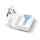 Электронный ультразвуковой ролик для лица и тела GESKE Sonic Facial&Body Roller 4в1 aquamarine