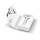Электронный ультразвуковой ролик для лица и тела GESKE Sonic Facial&Body Roller 4в1 white