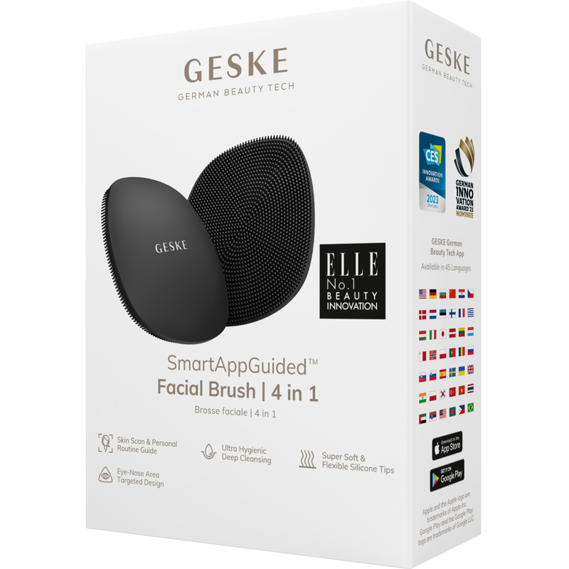 Щетка для лица GESKE Facial Brush 4в1 gray
