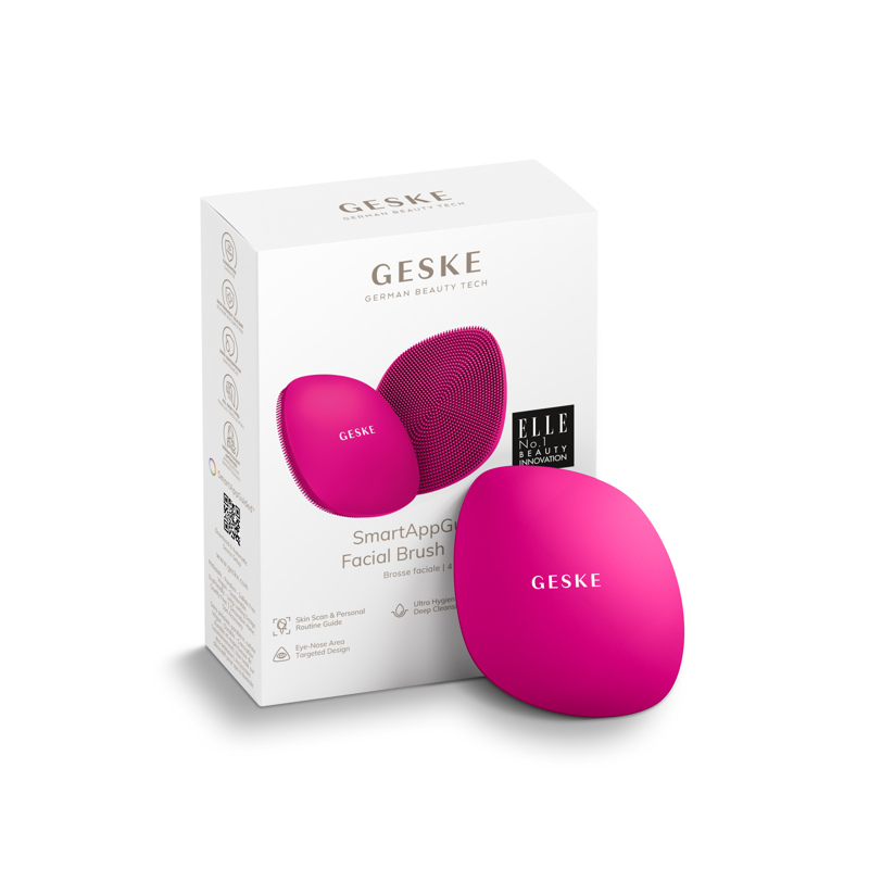 Щетка для лица GESKE Facial Brush 4в1 magenta