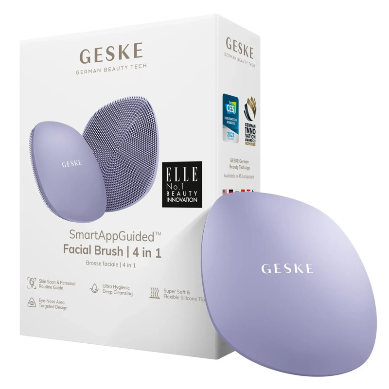 Щетка для лица GESKE Facial Brush 4в1 purple