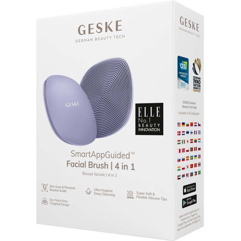 Щетка для лица GESKE Facial Brush 4в1 purple