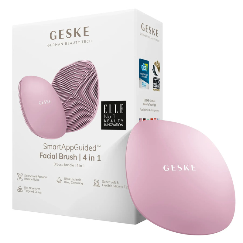 Щетка для лица GESKE Facial Brush 4в1 pink