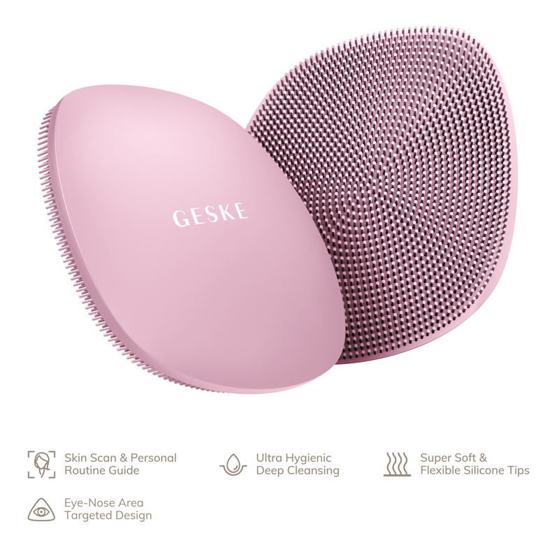 Щетка для лица GESKE Facial Brush 4в1 pink