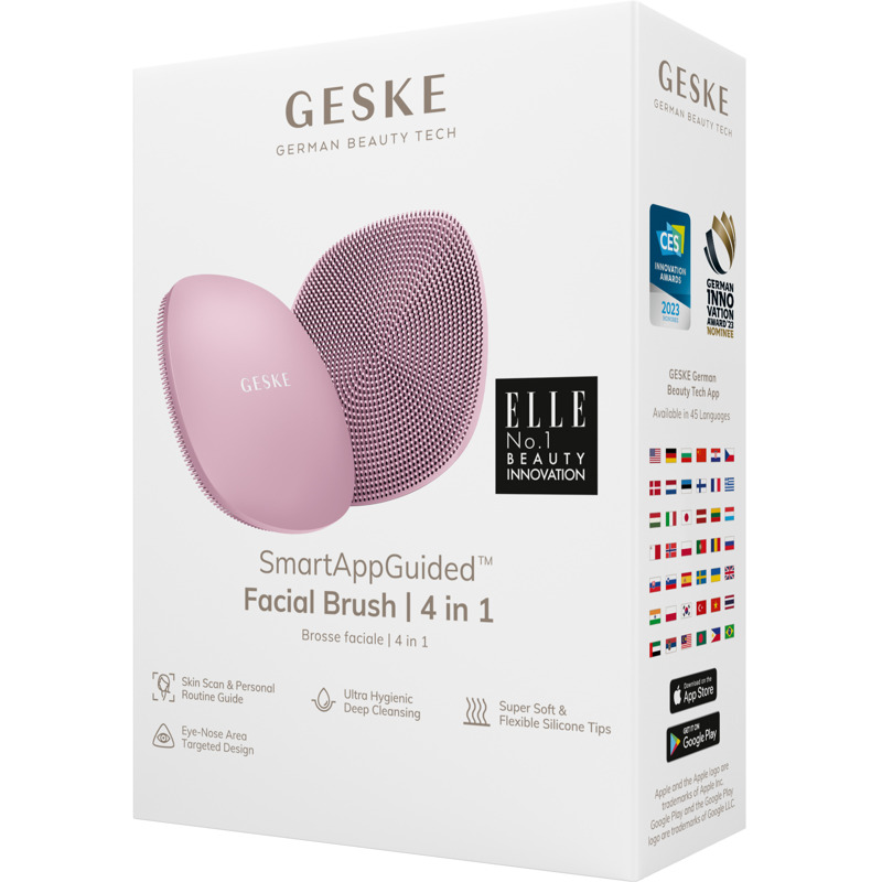 Щетка для лица GESKE Facial Brush 4в1 pink